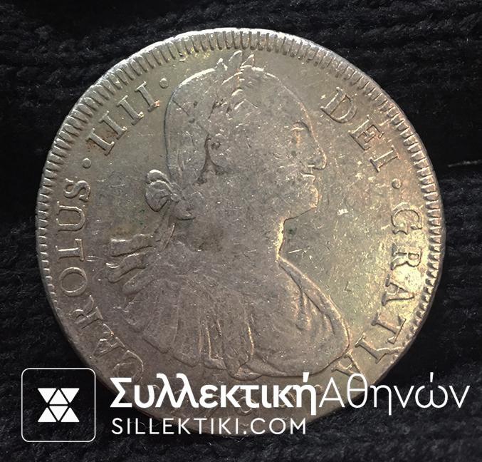 BOLIVIA 8 Real 1799 VF