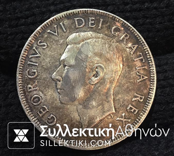 CANADA 1 Dollar 1950 XF