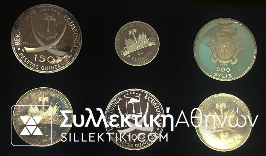 Συλλογή "Η γυναίκα από νόμισμα" 6 Ασημένια Proof νομίσματα