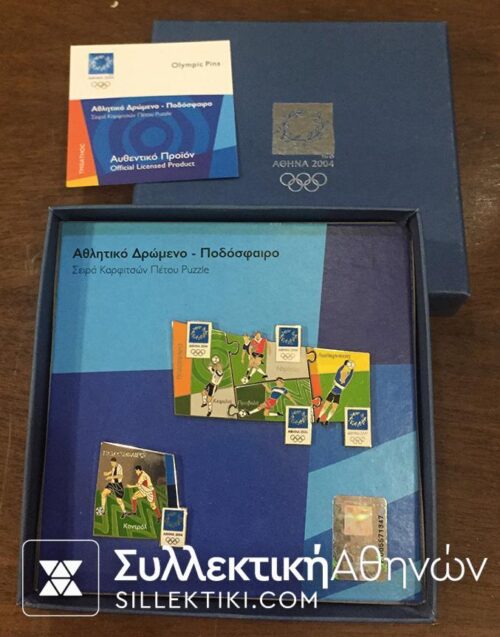 collection [set 4] pins of olympic games 2004