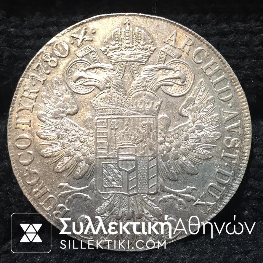 ΑΥΣΤΡΙΑ Θάλερ 1780 (Βιέννη) ΓΝΗΣΙΟ ΠΑΛΙΟ AU