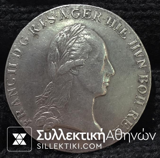 AUSTRIA Thaler 1796 AXF