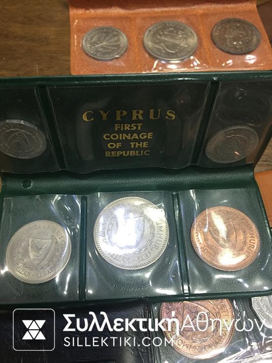 ΚΥΠΡΟΣ 11 Πλήρη σετ UNC