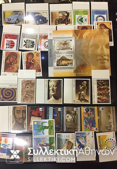 Συλλογή σε ευρώ 80 σετ 16 φεγιε 2002-2009 λουξ