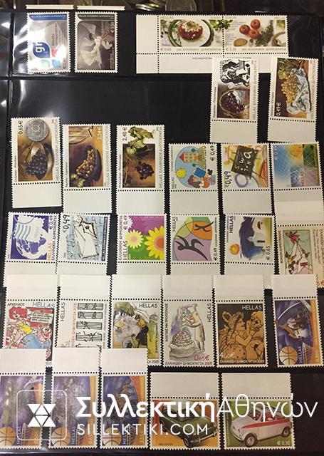 Συλλογή σε ευρώ 80 σετ 16 φεγιε 2002-2009 λουξ