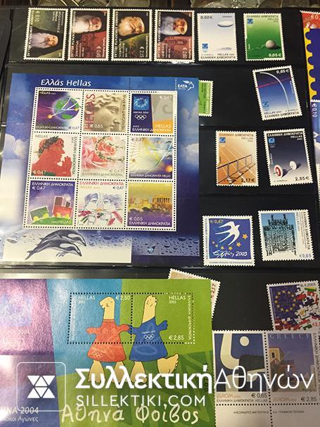 Συλλογή σε ευρώ 80 σετ 16 φεγιε 2002-2009 λουξ