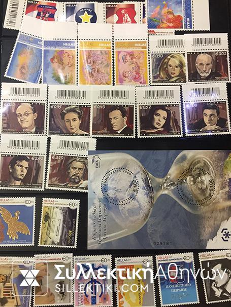 Συλλογή σε ευρώ 80 σετ 16 φεγιε 2002-2009 λουξ