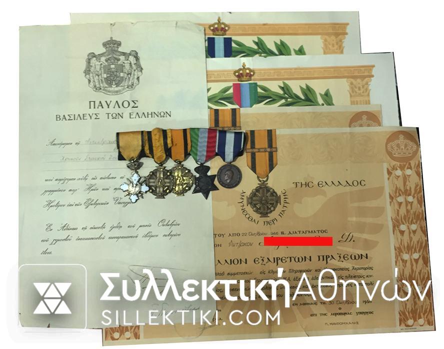 Bar of 5 Medal with awards