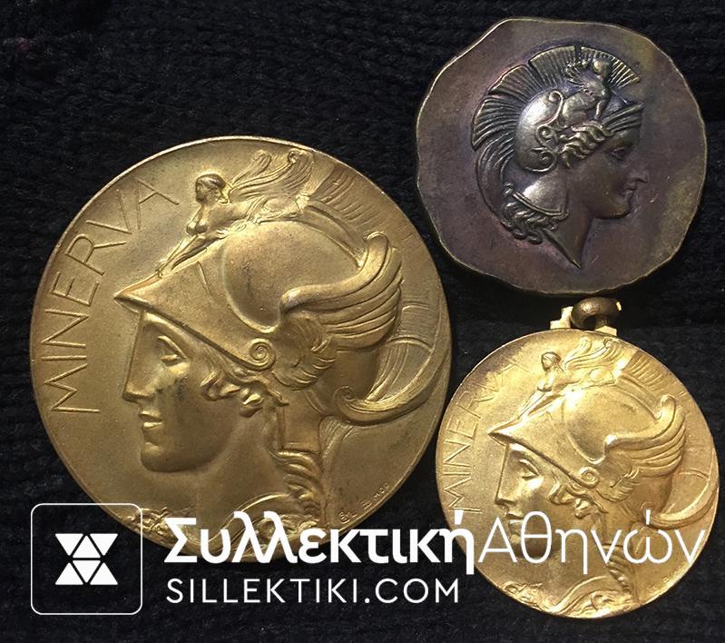 3 Medal "MINERVA"