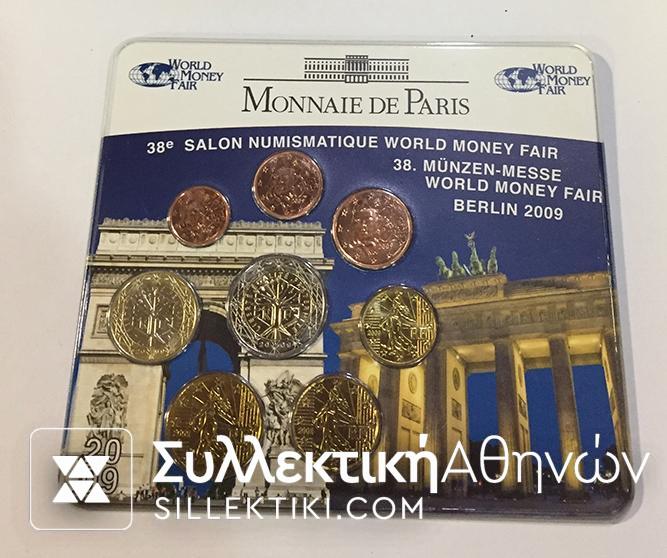 FRANCE Blister 2009 "WORLD MONEY FAIR"