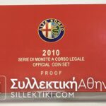 ITALY Proof Set 2010 ALFA ROMEO