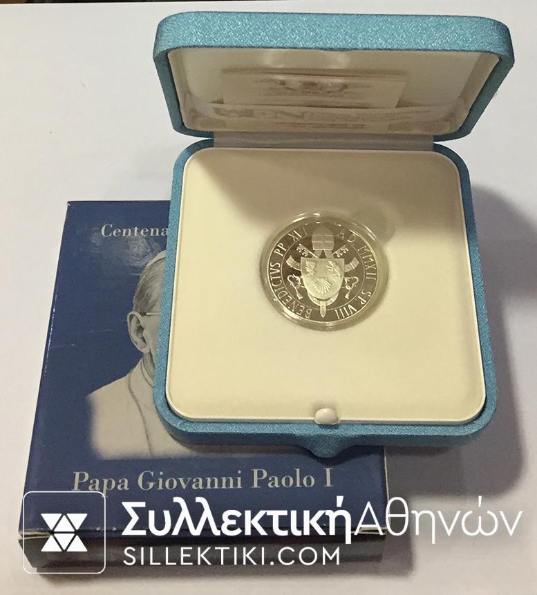 VATICAN 5 Euro 2012 "Giovanni Paolo" Proof