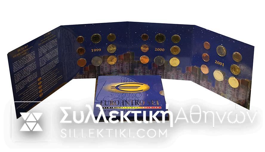 BELGIUM Blister With 3 Sets 1999