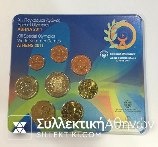 2011 Euro Set Special Olympics (With 2 Euro coin EUROPE)