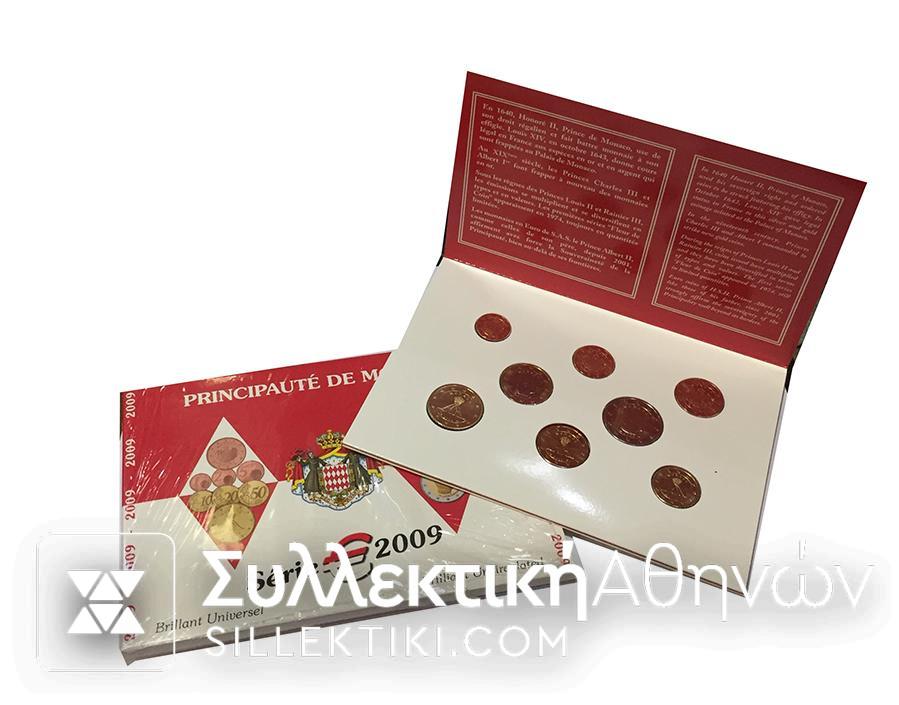 MONACO Blister Euro set 2009 RARE