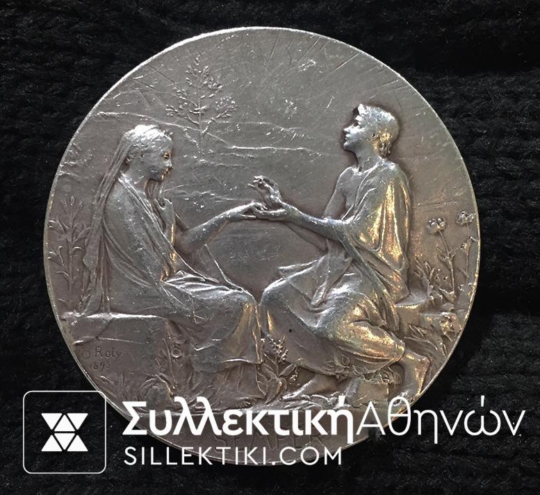 Silver Medal 1898 France