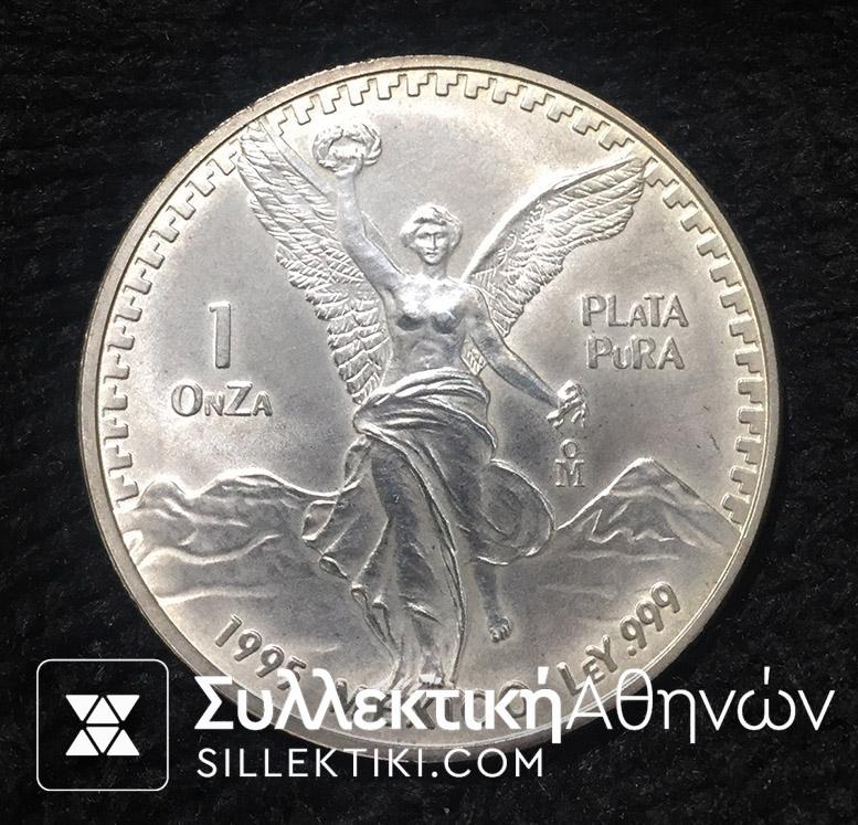 MEXICO 1 Onza 1995 UNC