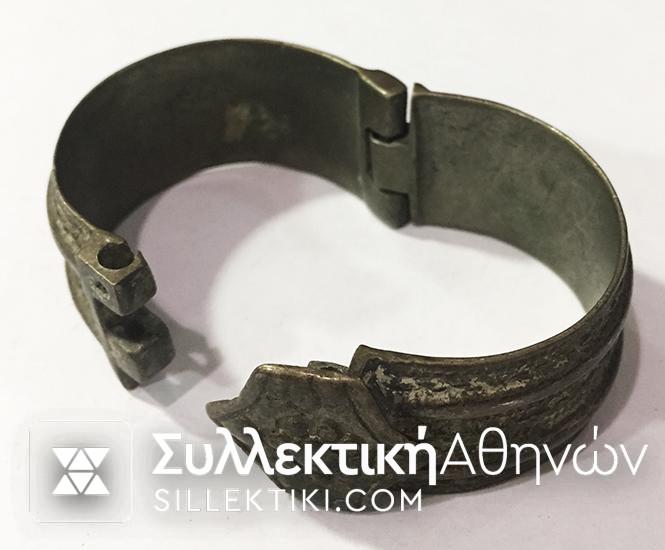 Παραδοσιακό Βραχιόλι Ασημόχαλκο Ανοιγόμενο