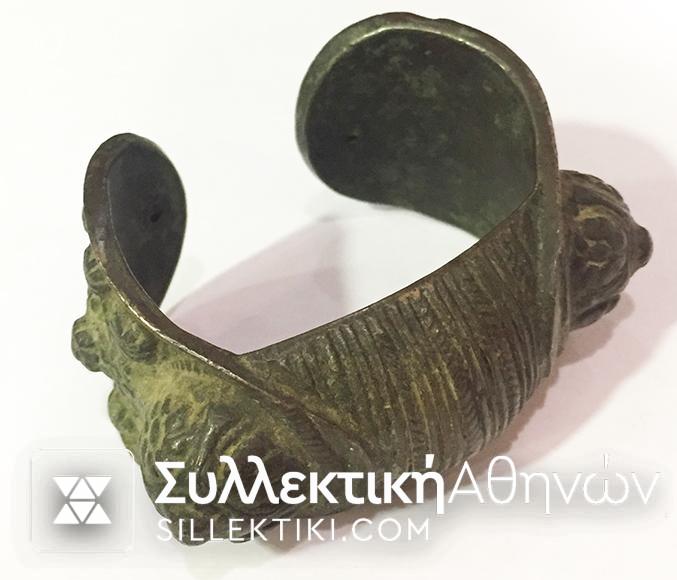 Old Bronze Bracelet from Thrace