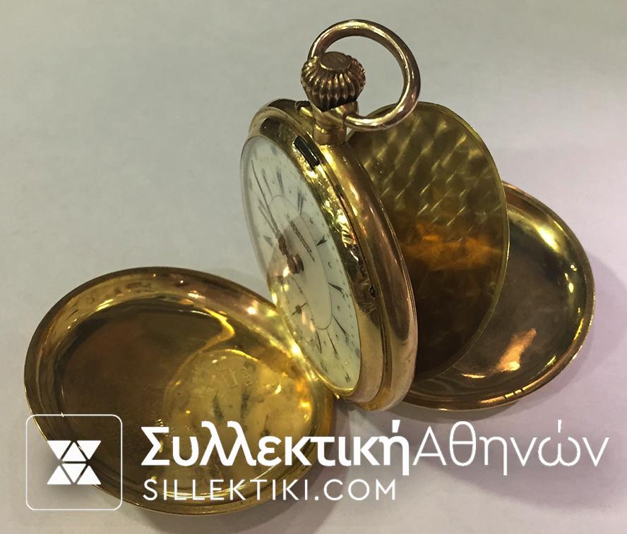 Pocket SERKISOFF CONSTANTINOPLE Gold 18 k