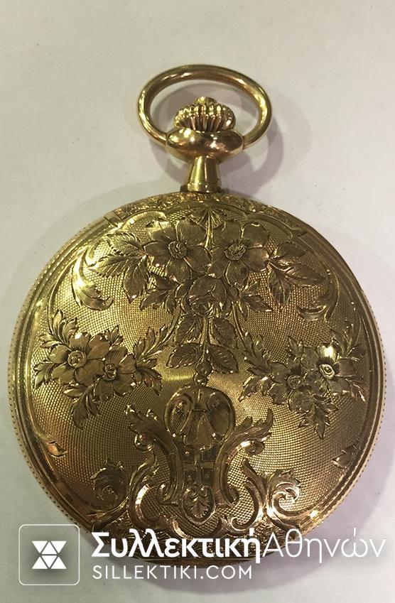 Ολόχρυσο Ρολόι Τσέπης OMEGA