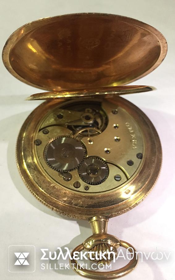 Ολόχρυσο Ρολόι Τσέπης OMEGA