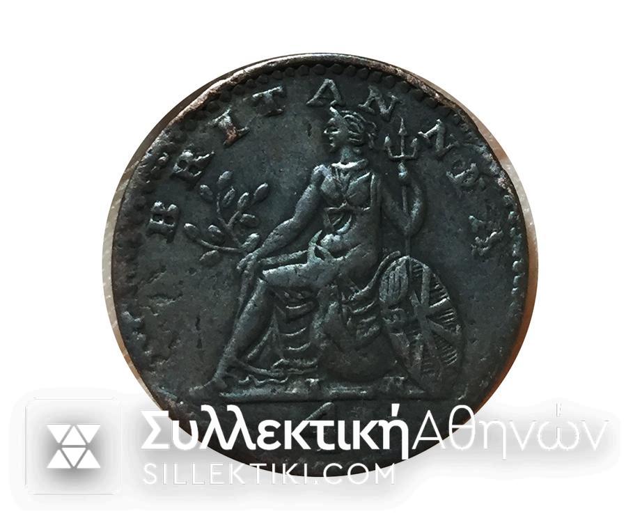 1821 Ιονικόν Κράτος Σπάνιο Χάλκινο Νόμισμα με εκτίμηση XF/AU