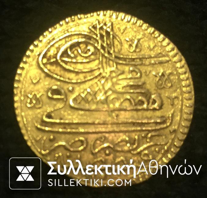 TURKEY Gold Ashrafi 1694 AXF