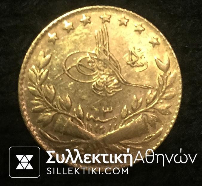 TURKIE 25 Kurush 1911 (1327/3) AU