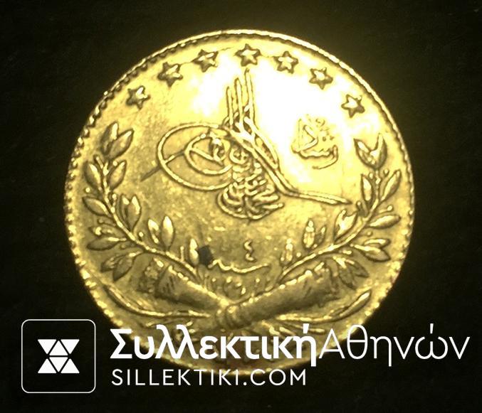 TURKEY 25 Kurush 1912 (1327/4 XF