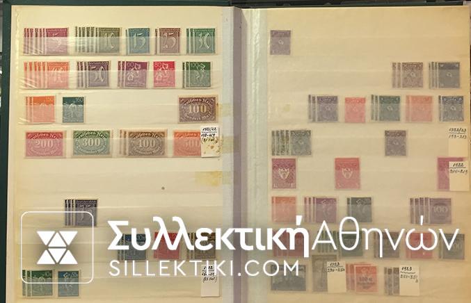 ΓΕΡΜΑΝΙΑ Συλλογή από το 1910 ασφράγιστα