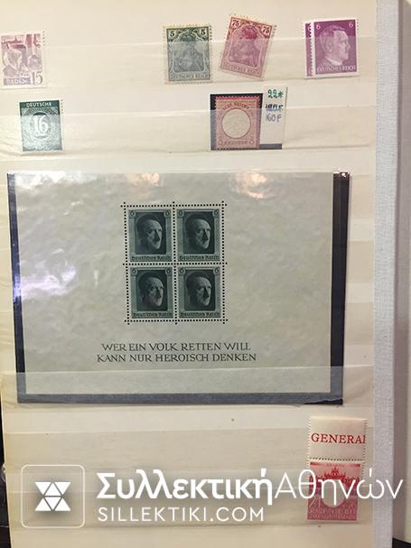 ΓΕΡΜΑΝΙΑ Συλλογή από το 1910 ασφράγιστα