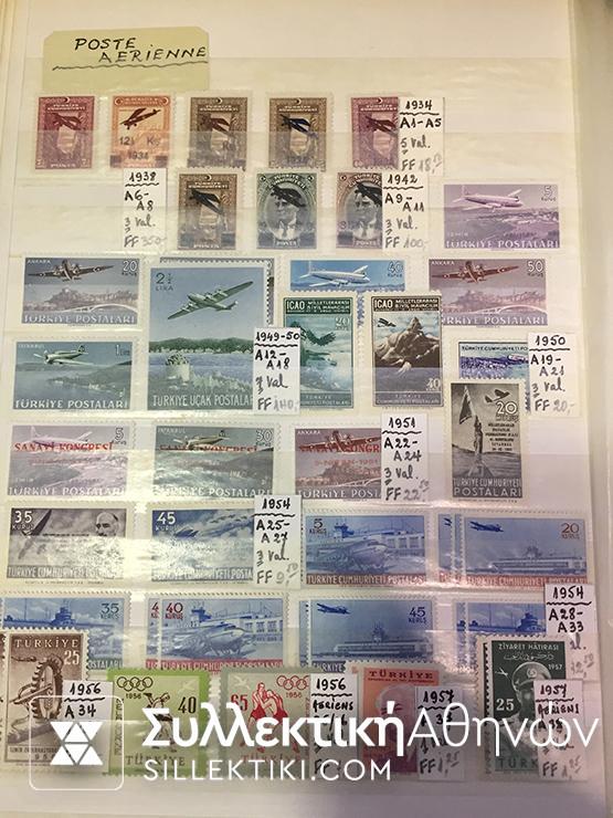 ΤΟΥΡΚΙΑ Συλλογή Ασφράγιστα από το 1900