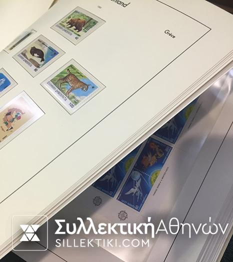 ΠΛΗΡΗ ΣΥΛΛΟΓΗ ΑΣΦΡΑΓΙΣΤΑ EΛΛΗΝΙΚΑ 1981-2000 MNH