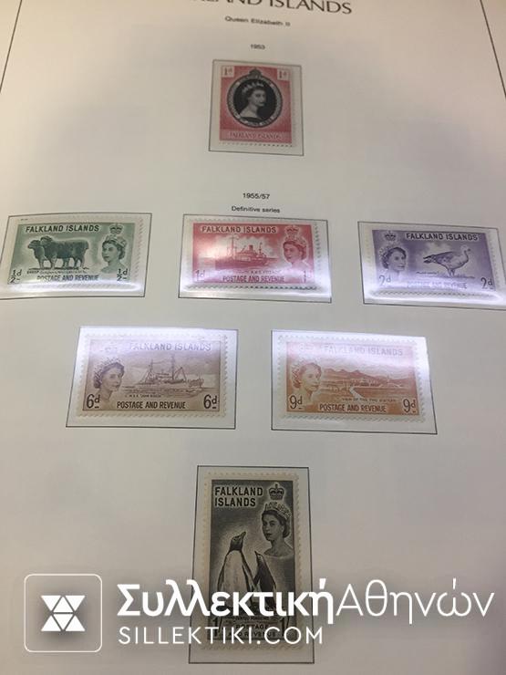 Συλλογή Γραμματοσήμων FALKLAND ISLANDS 1946 - 2000