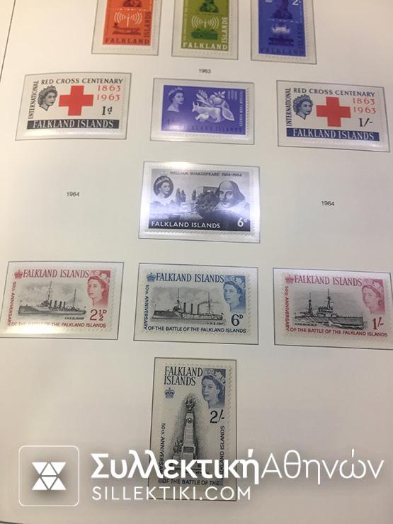Συλλογή Γραμματοσήμων FALKLAND ISLANDS 1946 - 2000