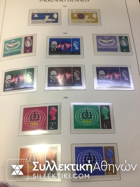 Συλλογή Γραμματοσήμων FALKLAND ISLANDS 1946 - 2000
