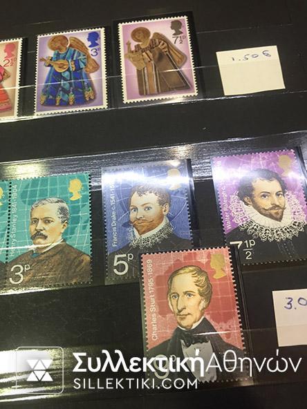 ΑΓΓΛΙΑ ΣΥΛΛΟΓΗ 1965-1980 πάνω από 40 σετ MNH