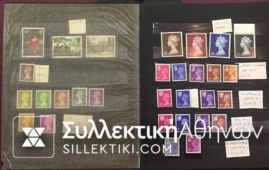 ΑΓΓΛΙΑ ΣΥΛΛΟΓΗ 1965-1980 πάνω από 40 σετ MNH