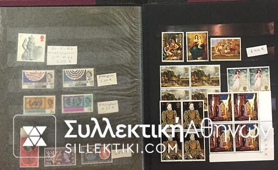 ΑΓΓΛΙΑ ΣΥΛΛΟΓΗ 1965-1980 πάνω από 40 σετ MNH