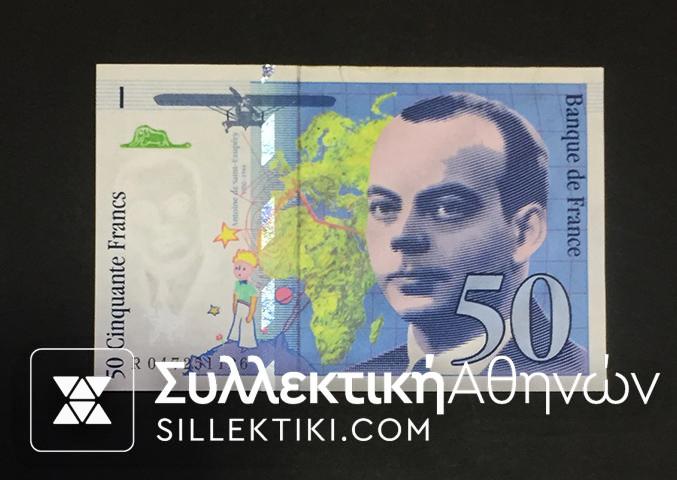 FRANCE 50 Franc 1999 AU