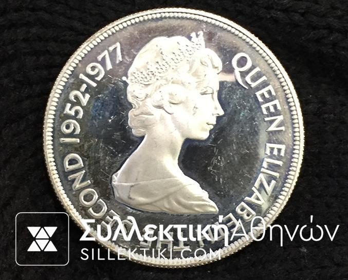 ST. HELENA 25 Pence 1977 Proof