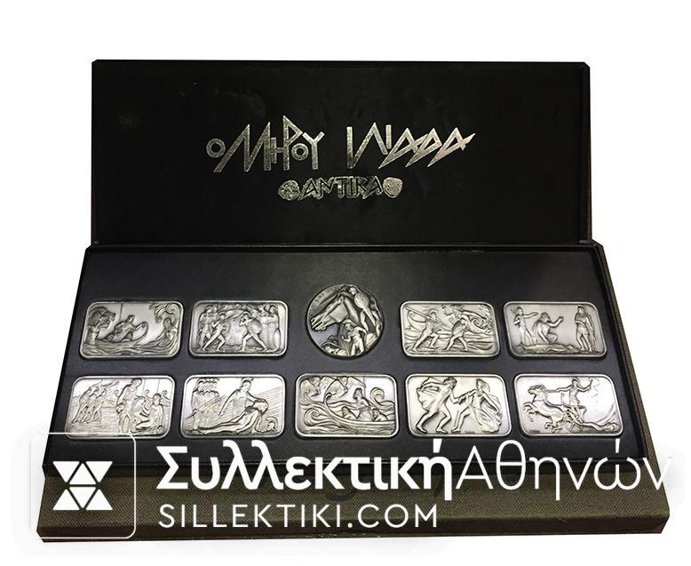 Collection of 10 Silver Medal