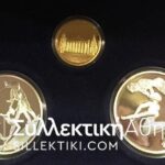 100 Ευρώ 2004 Χρυσό Νόμισμα και 2 Ασημένια 10 Ευρώ Proof