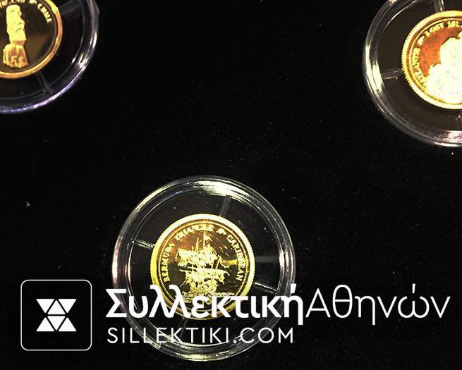 ΦΙΤΖΙ Σετ (7) Χρυσά πεντοδόλλαρα 2006 Προυφ