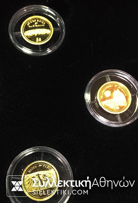 ΦΙΤΖΙ Σετ (7) Χρυσά πεντοδόλλαρα 2006 Προυφ