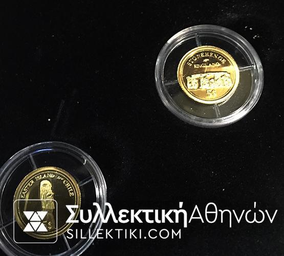 ΦΙΤΖΙ Σετ (7) Χρυσά πεντοδόλλαρα 2006 Προυφ