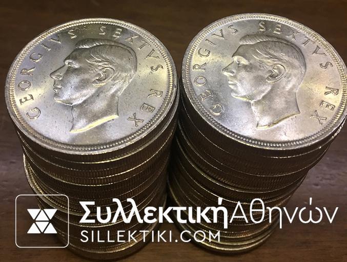 SOUTH AFRICA 5 Shilling 1951 UNC