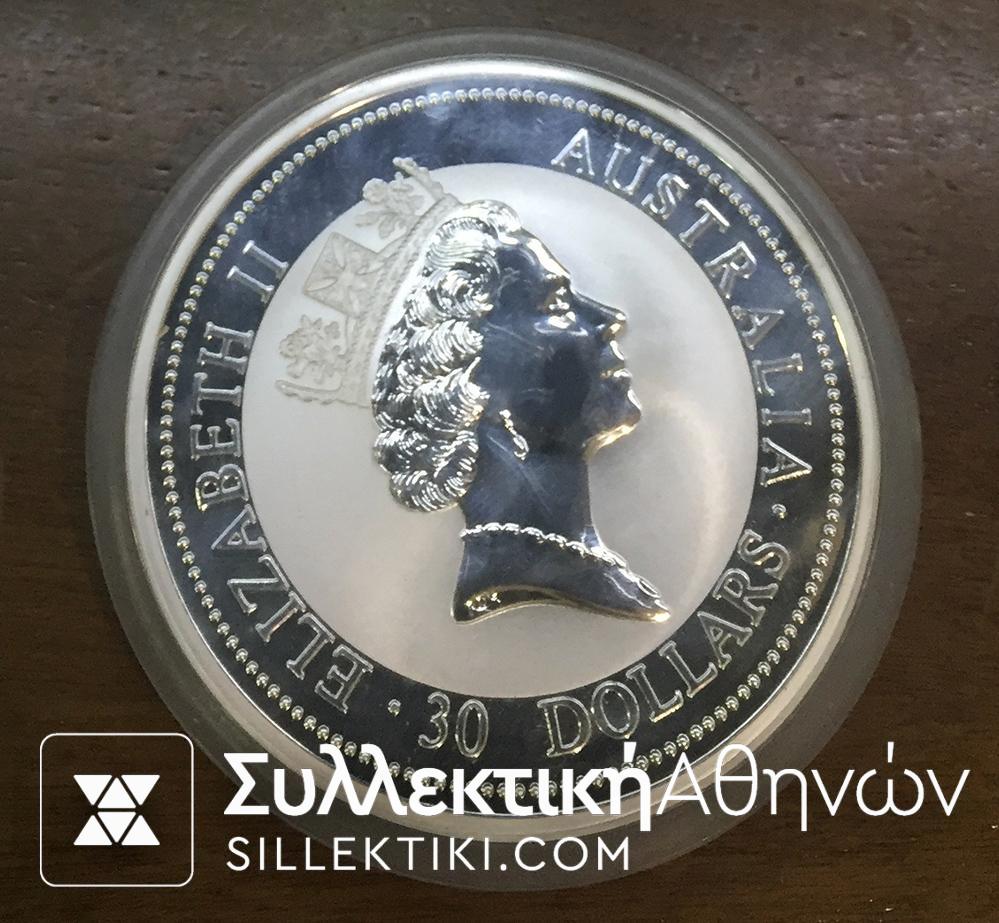 ΑΥΣΤΡΑΛΙΑ 1 Κιλό Ασήμι Κοκκαμπούρα 1998 Proof
