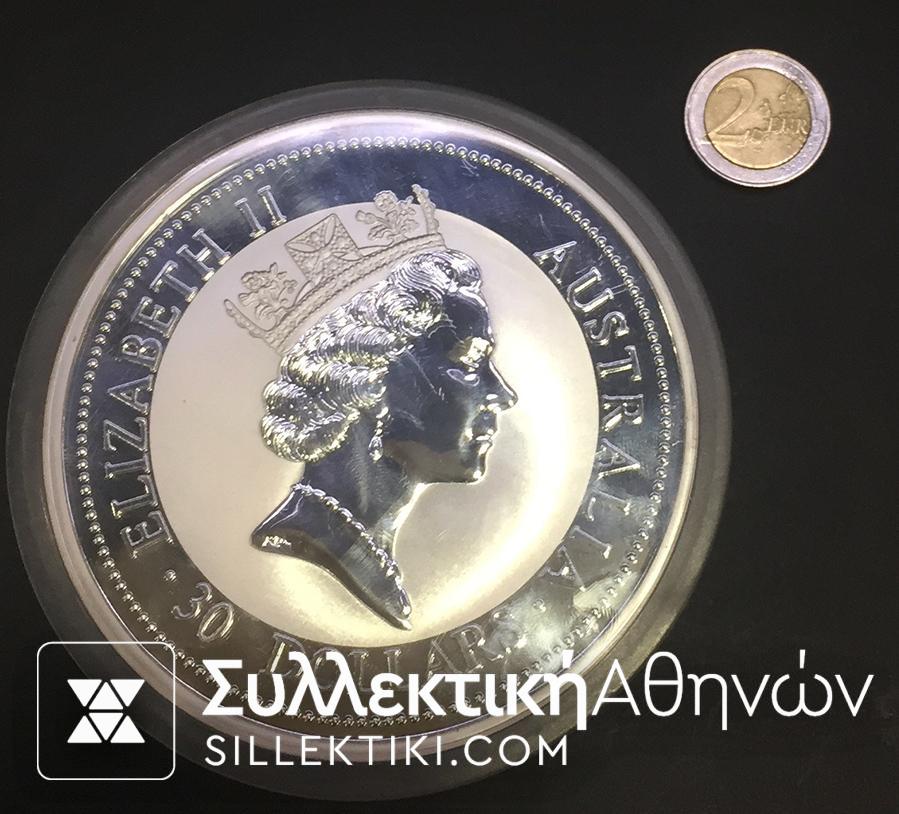 AUSTRALLIA 1 Kilo Silver Coin Kookaburra 1998 Proof